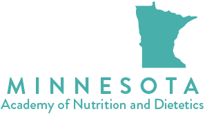 MAND Minnesota Academy of Nutrition and Dietetics reverse logo